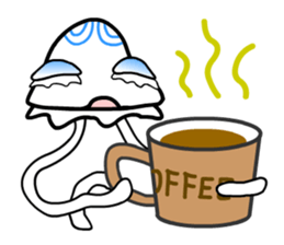 Space Jellyfish CRUNCHY, soft or hard? sticker #8293268