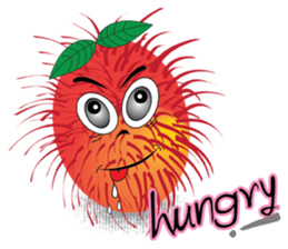 Rambutan fruit heroes sticker #8293765