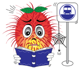 Rambutan fruit heroes sticker #8293773