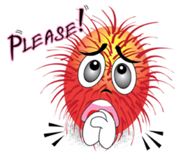 Rambutan fruit heroes sticker #8293775