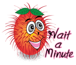 Rambutan fruit heroes sticker #8293776