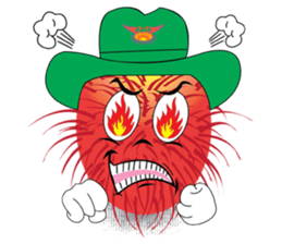 Rambutan fruit heroes sticker #8293781