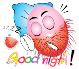Rambutan fruit heroes sticker #8293784