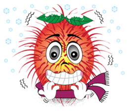 Rambutan fruit heroes sticker #8293786