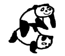 big brother panda 3 sticker #8294048