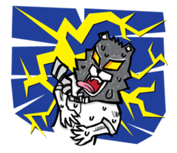 Black Bear No Business 2 [TH] sticker #8295351