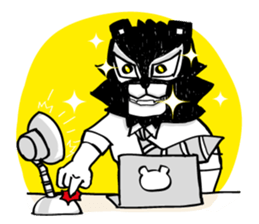 Black Bear No Business 2 [TH] sticker #8295354