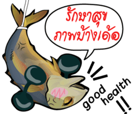 Cartoon Isan thailand v.Fried Tuna sticker #8295367