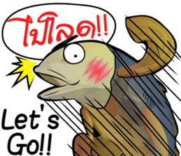 Cartoon Isan thailand v.Fried Tuna sticker #8295385