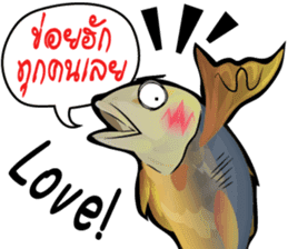 Cartoon Isan thailand v.Fried Tuna sticker #8295388