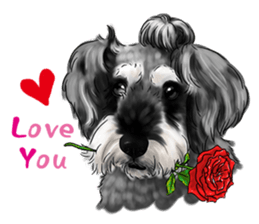 Dog love speaks! sticker #8295571