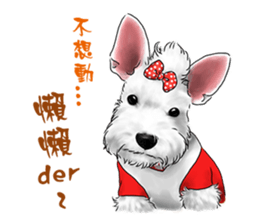 Dog love speaks! sticker #8295578