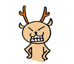 Lucky deer sticker #8295901