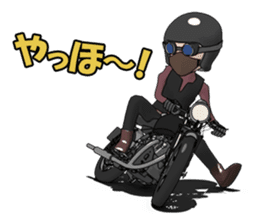 Cafe Racer Classic rider sticker #8295930