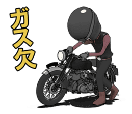 Cafe Racer Classic rider sticker #8295933
