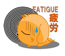 aresuke and japanese kanji english sticker #8296103