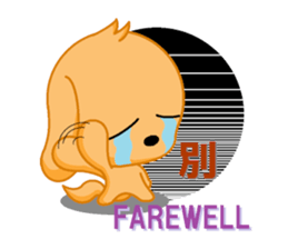 aresuke and japanese kanji english sticker #8296115