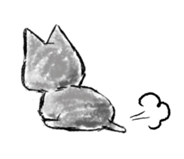kuro-neko sticker #8296238