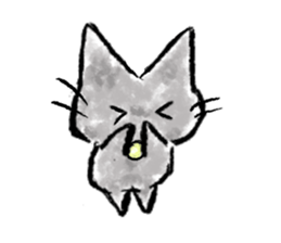 kuro-neko sticker #8296240