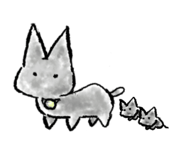 kuro-neko sticker #8296241