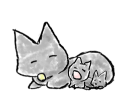 kuro-neko sticker #8296242