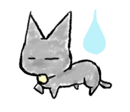kuro-neko sticker #8296243
