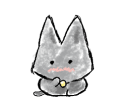 kuro-neko sticker #8296245