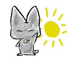 kuro-neko sticker #8296257