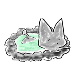kuro-neko sticker #8296261