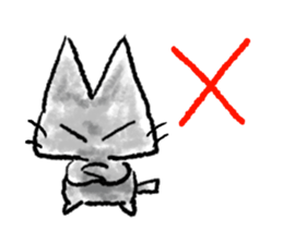 kuro-neko sticker #8296263