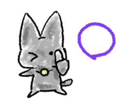 kuro-neko sticker #8296264