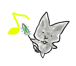 kuro-neko sticker #8296269