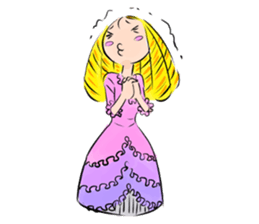 She is a noble lady. sticker #8296621