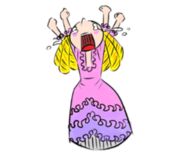 She is a noble lady. sticker #8296634