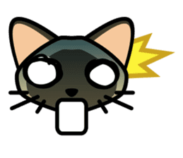 Momo the Siamese Cat sticker #8297167