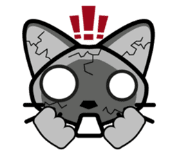 Momo the Siamese Cat sticker #8297185
