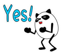 Panda-like creature 3 sticker #8297349