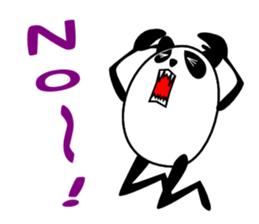 Panda-like creature 3 sticker #8297350