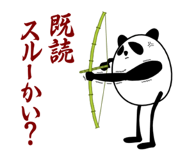 Panda-like creature 3 sticker #8297352