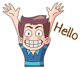 Mr. jomjoon  (English) sticker #8297496