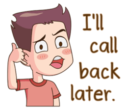 Mr. jomjoon  (English) sticker #8297510