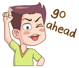 Mr. jomjoon  (English) sticker #8297512