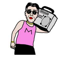 35-year-old Sticker sticker #8298177