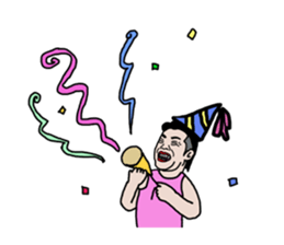 35-year-old Sticker sticker #8298189