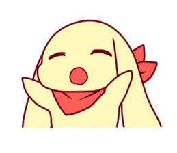 Yellow small child sticker #8298280