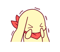 Yellow small child sticker #8298285