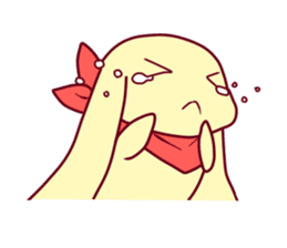 Yellow small child sticker #8298286