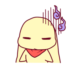 Yellow small child sticker #8298290