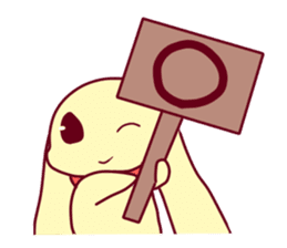 Yellow small child sticker #8298297