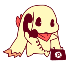 Yellow small child sticker #8298305